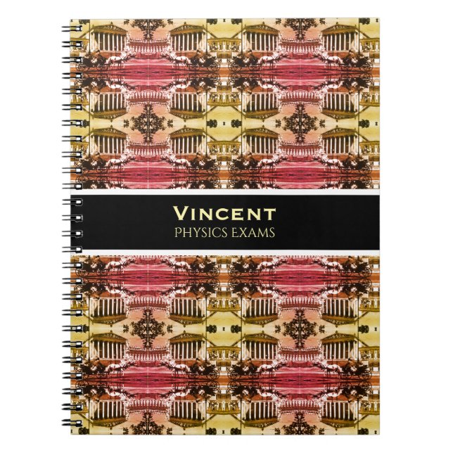 Vintage Austria Vienna parliament Notebook (Front)