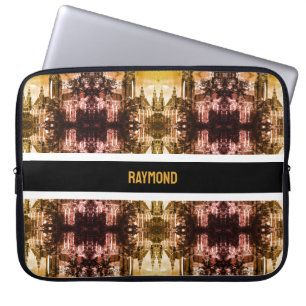 Vintage Austria Vienna Rathaus town hall 1970 Lapt Laptop Sleeve