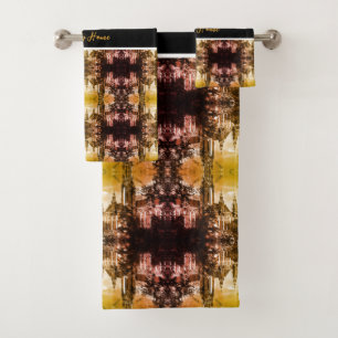 Vintage Austria Vienna Rathaus town hall Bath Towel Set