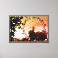 Vintage Austria Vienna Rathaus town hall