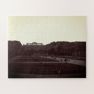 Vintage Austria Vienna Schonbrunn Gardens Jigsaw Puzzle