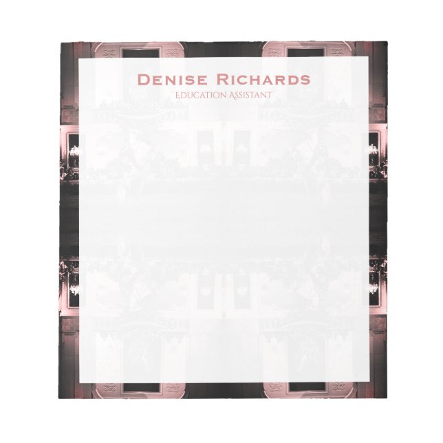 Vintage Austria Vienna Spanish Courbette Notepad (Front)