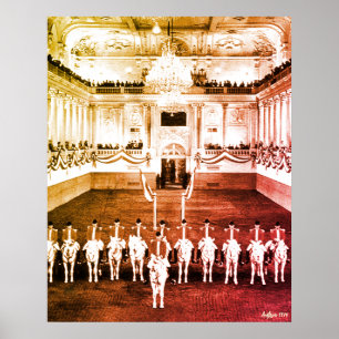 Vintage Austria Vienna Spanish Riding-School Poster