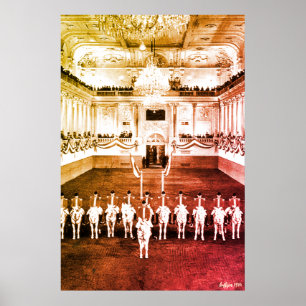 Vintage Austria Vienna Spanish Riding-School Poster