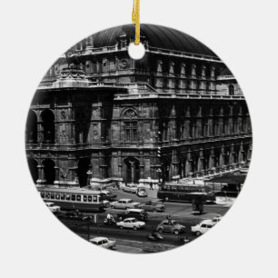 Vintage Austria Vienna Staatsoper opera 1970 Ceramic Tree Decoration