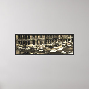Vintage Austria Vienna Staatsoper opera Canvas Print