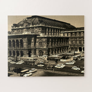Vintage Austria Vienna Staatsoper opera Jigsaw Puzzle