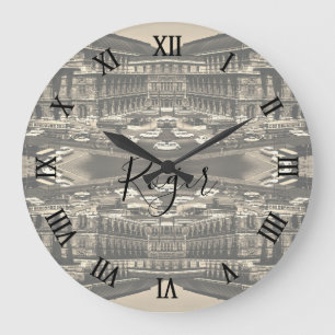 Vintage Austria Vienna State oper opera Large Cloc Clock
