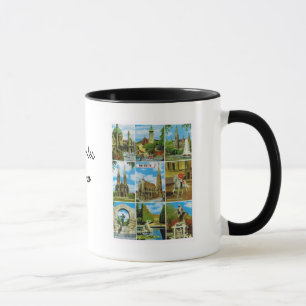 Vintage Austria, Wien, Vienna, Multiview Mug