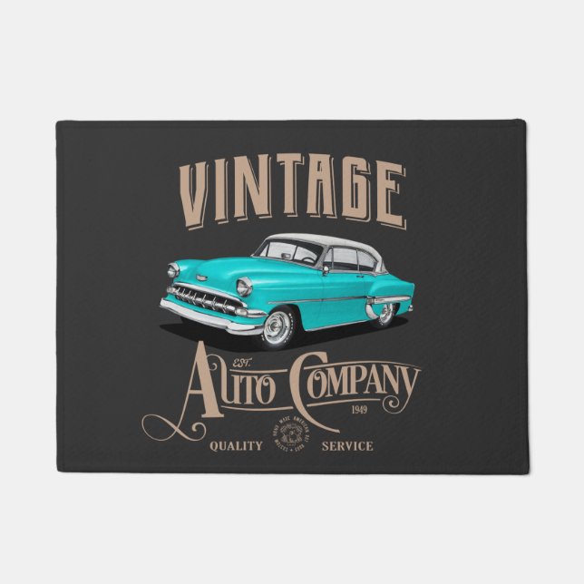 Vintage Auto Company Bel Air Doormat (Front)