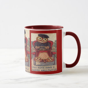 Vintage Auto Halloween Mug