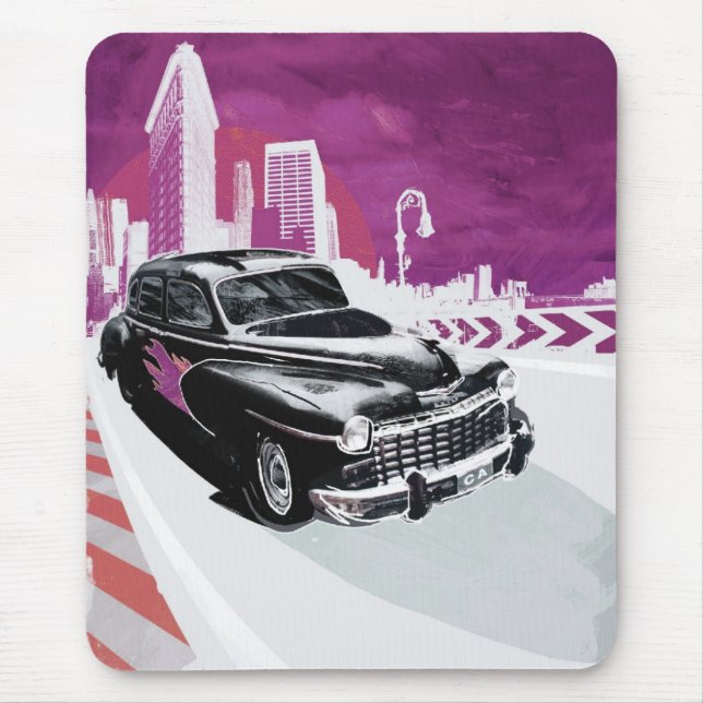 Vintage Auto Mouse Mat (Front)