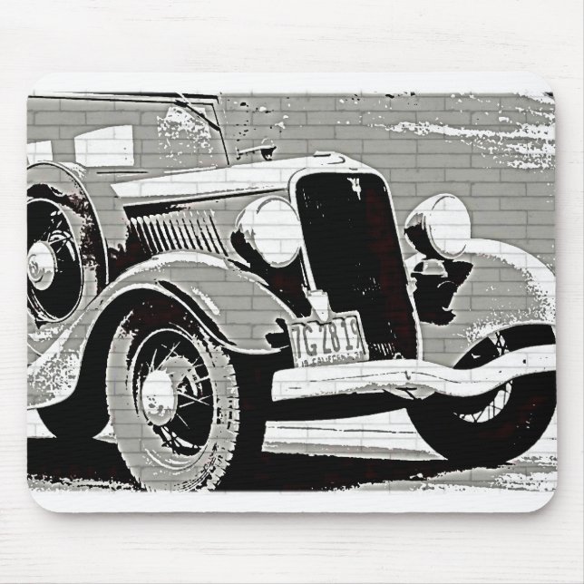 Vintage Auto Mouse Pad (Front)