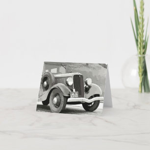 Vintage Auto Note Card