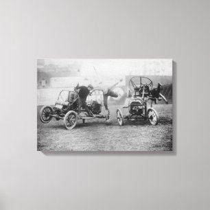 Vintage "Auto Polo" Sports Car Motorsports Canvas Print