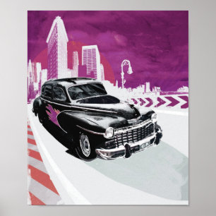Vintage Auto Poster