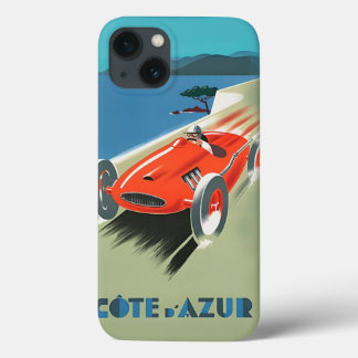 Vintage Auto Racing Cote D'Azur iPhone 13 Case