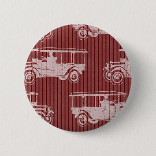 Vintage Auto Red 6 Cm Round Badge