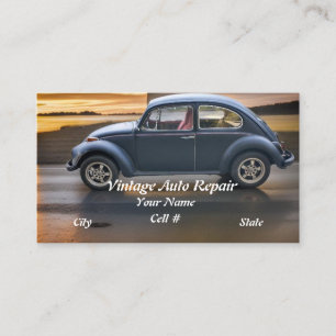 Vintage Auto Repair Business Card