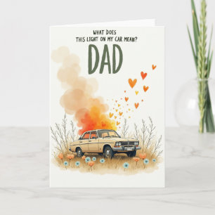 Vintage Auto Sweet Fathers Day Card