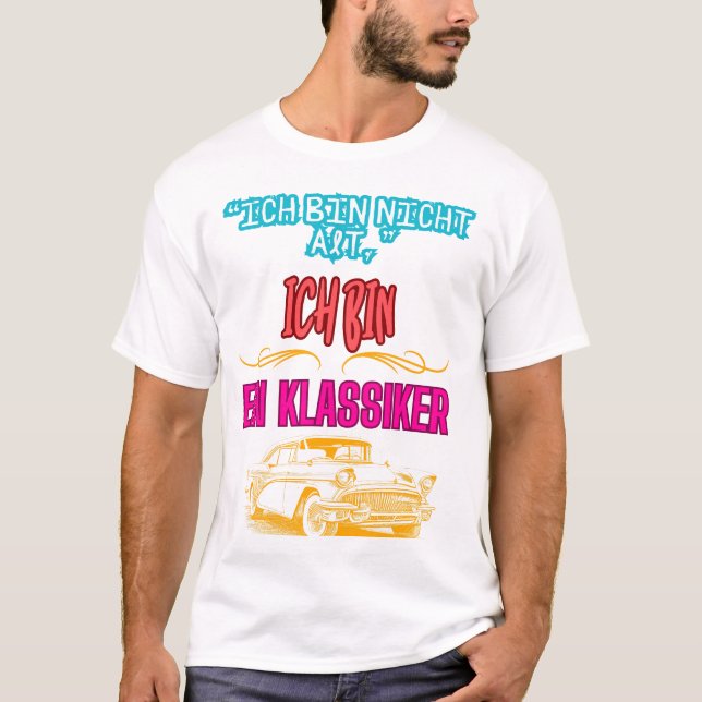 "Vintage Auto T-Shirt - A classic" (Front)