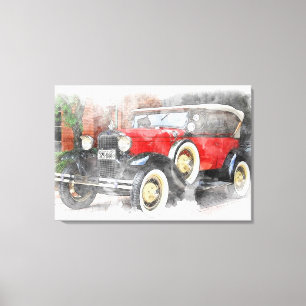 Vintage Automobile Canvas Print