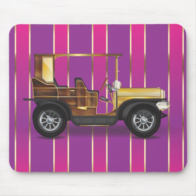 Vintage Automobile Mouse Mat (Front)