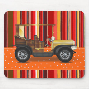 Vintage Automobile Mouse Mat