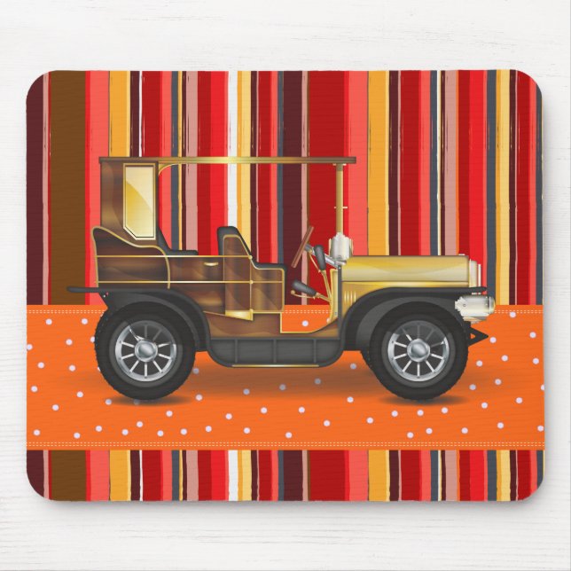 Vintage Automobile Mouse Mat (Front)