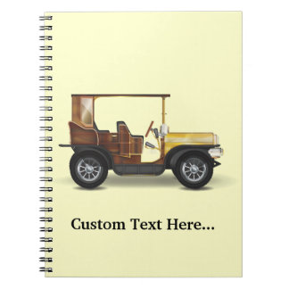 Vintage Automobile Notebook