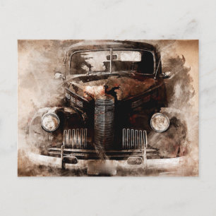 Vintage Automobile Postcard