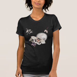 Vintage Autumn Butterfly Moon Composition T-Shirt