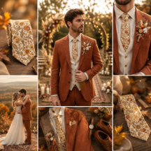 Vintage Autumn Floral Elegance