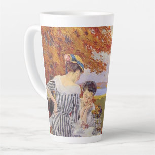 Vintage Autumn Garden Tea Party Elegant Edwardian Latte Mug