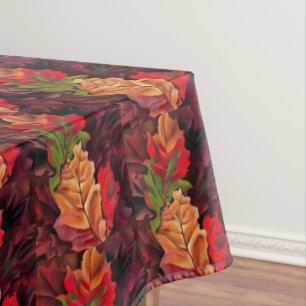 Vintage Autumn Leaves Georgia O'Keefe Tablecloth