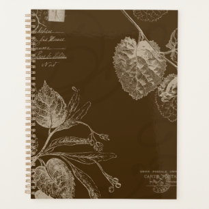Vintage Autumn Leaves Planner