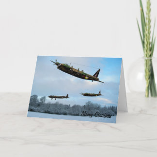 Vintage Aviation Christmas Card
