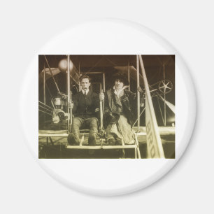 Vintage Aviation Magnet