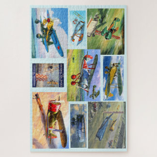 Vintage aviation plane 20x30 1014 piece puzzle