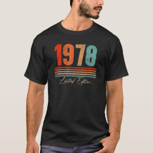 Vintage Awesome Legend 1978 44th Birthday T-Shirt
