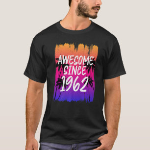 Vintage Awesome Since 1962 Retro T-Shirt