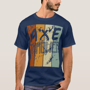 Vintage Axe Thrower Throw Tomahawk Throwing T-Shirt