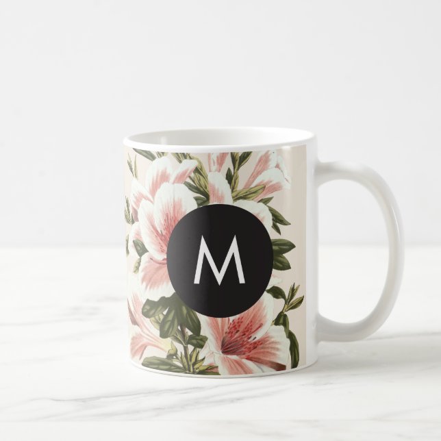 Vintage Azalea Coffee Mug (Right)
