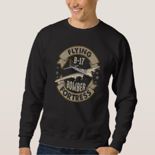 Vintage B 17 Bomber Ww2 Plane Aviation Airplane G Sweatshirt