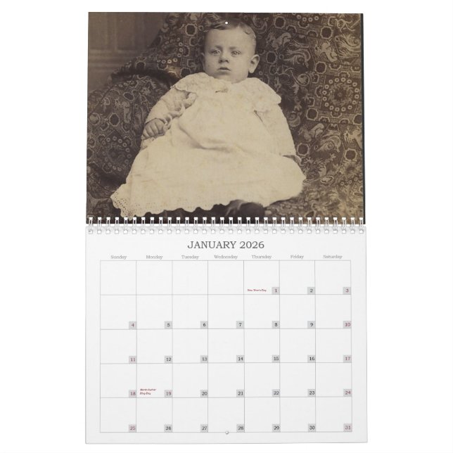 Vintage Babies #1 Calendar (Jan 2026)