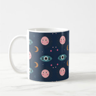 vintage baby boho seamless pattern. Hippie chic ba Coffee Mug