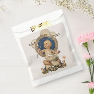 Vintage Baby Bubbles by J.C. Leyendecker Nursery Favour Bags