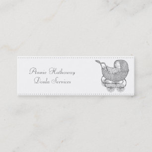 Vintage Baby Buggy Doula Business Cards