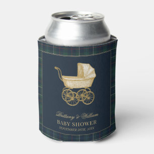 Vintage Baby Carriage Classic Baby Shower  Can Cooler
