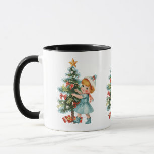 Vintage baby girl mug